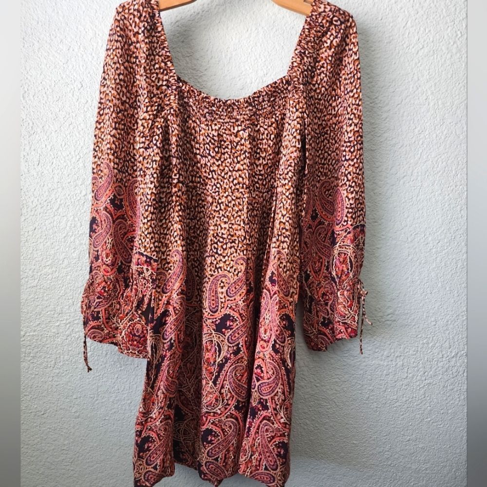 Maeve Paisley Print Dress